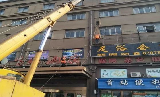 射阳安装较高的门店招牌有什么好的方法？